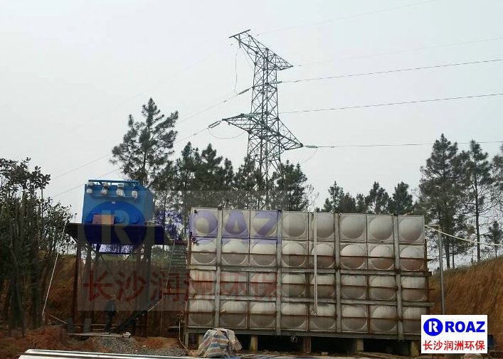 一體化凈水設(shè)備在水泥廠投入使用！